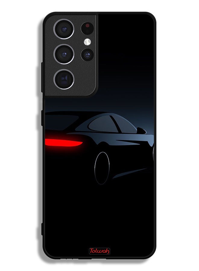 Tolwak Samsung Galaxy S21 Ultra 5G Protective Case Cover Dark Car - Image 3