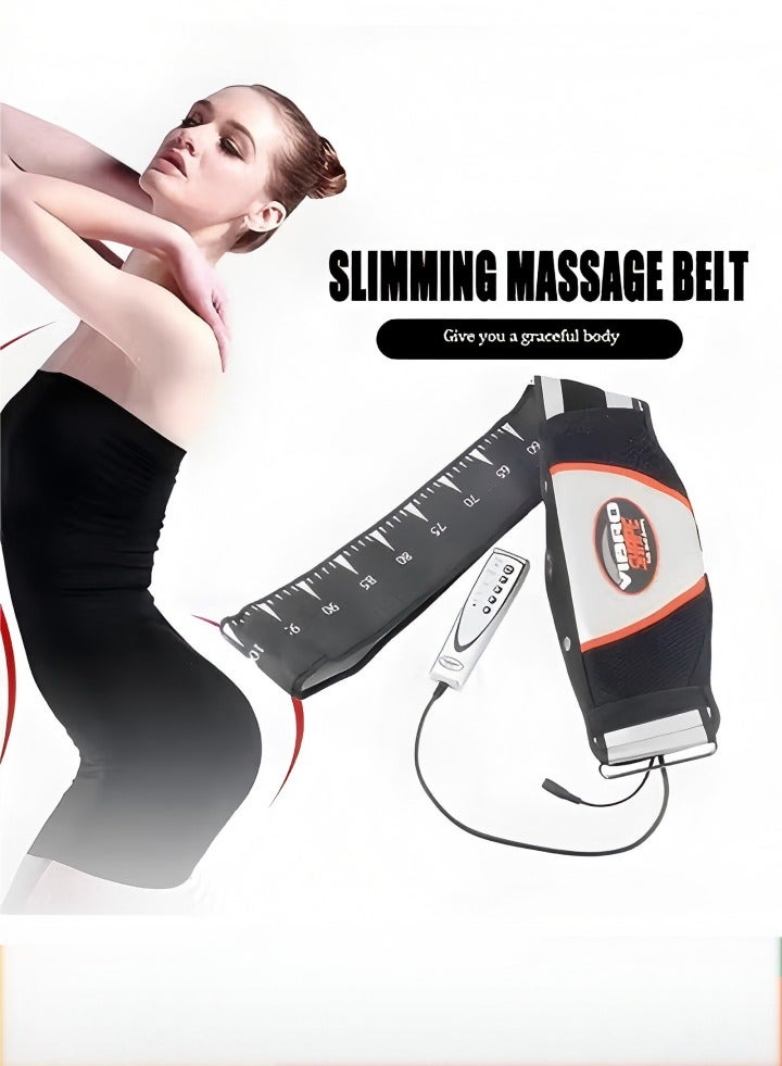 Generic Electric Slimming Massage Belt,  Waist Loss Weight Heating Vibrating Shape Fitness Relaxation Massager, Slimming Vibro Shape Professional Vibration Tone Body Belt Tummy Massager Weight Loss  - Image 1