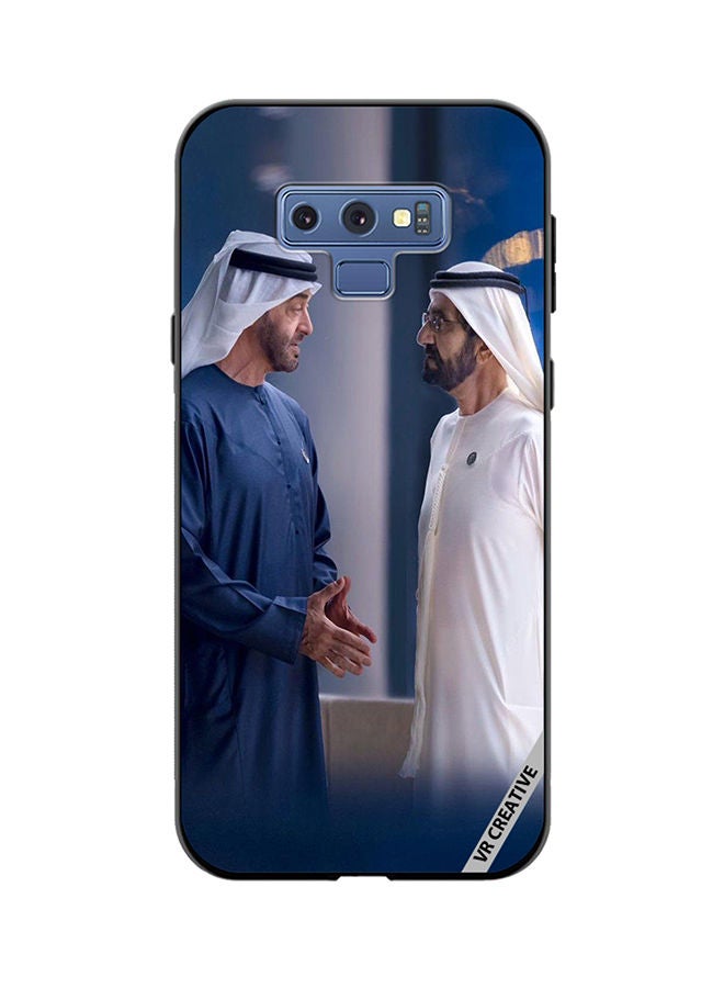 VR CREATIVE Protective Case Cover For Samsung Galaxy Note 9 Sheikh Mohamed Bin Zayed Al Nahyan And Sheikh Mohammed Bin Rashid Al Maktoum Design Multicolour - Image 1