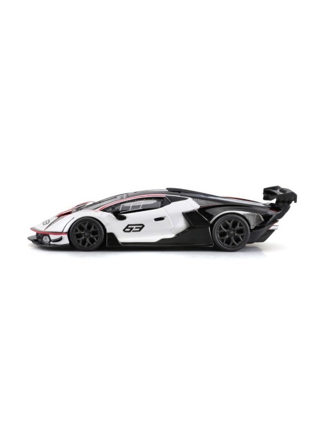 Bburago Race Lamborghini Essenza SCV12 Die-cast Car (1:32, White) - Image 2