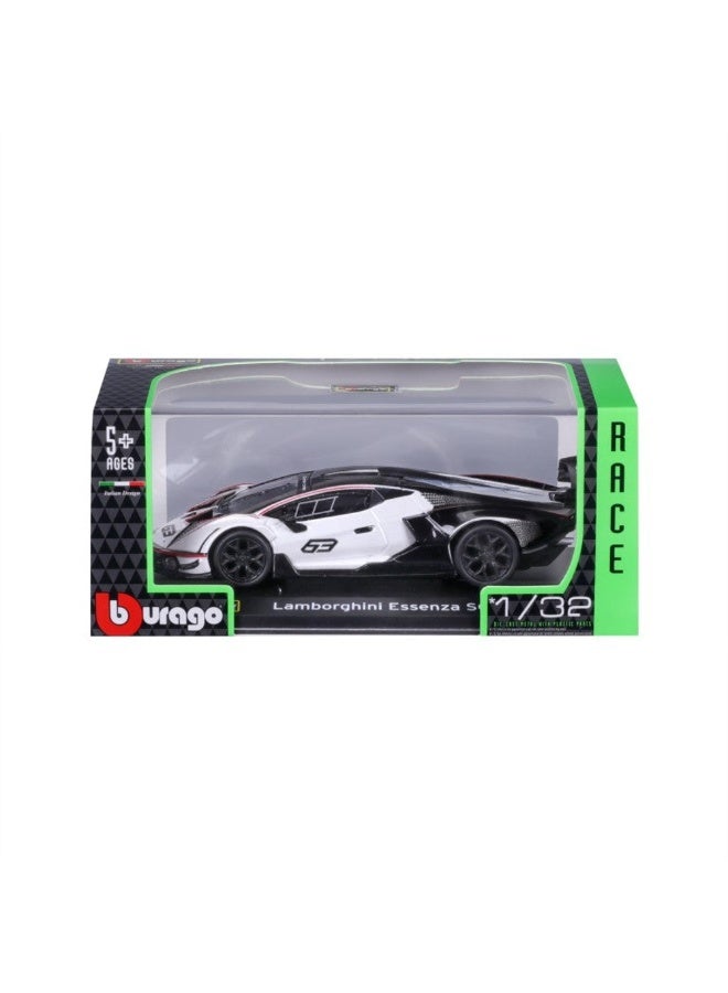 Bburago Race Lamborghini Essenza SCV12 Die-cast Car (1:32, White) - Image 1