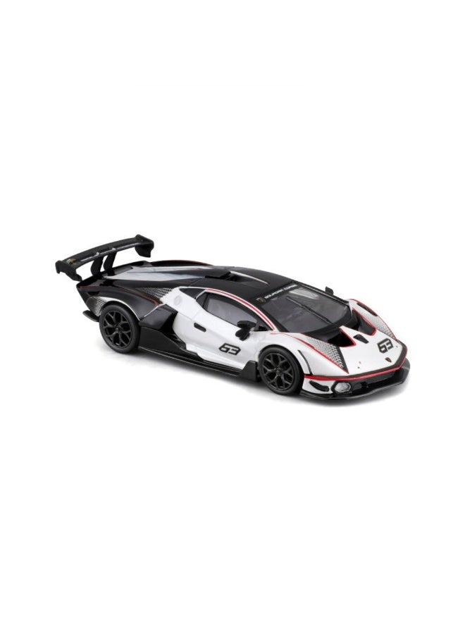 Bburago Race Lamborghini Essenza SCV12 Die-cast Car (1:32, White) - Image 3