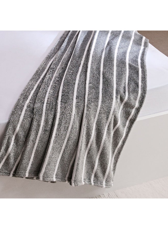 Home Box Linoa YD Stripe Twin Blanket 150 x 200 cm - Image 1