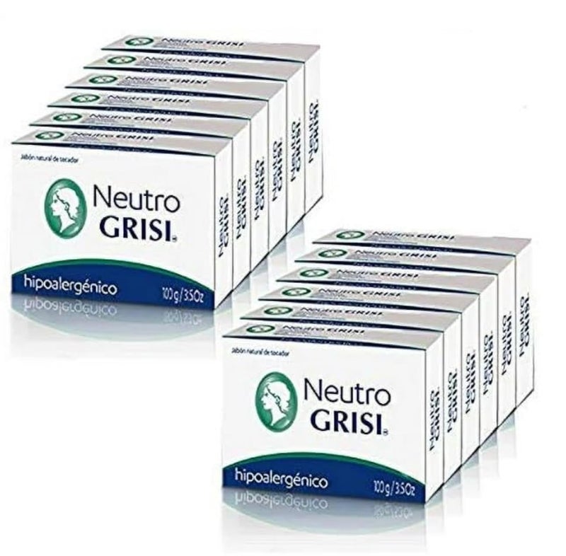 12pk  Neutral Soap  Jabon Neutro  Grisi 35 Oz X 12 Units