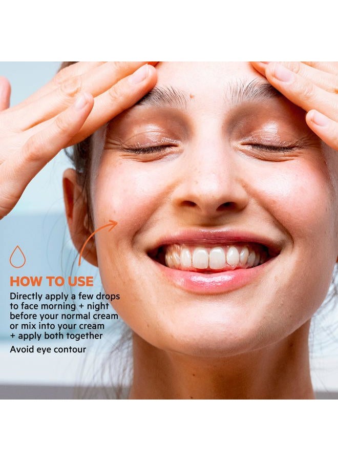 Vitamin C Brightening Face Serum With 20% Optimized Vitamin C For Fine Lines, Uneven Skin Tone & Dull Skin. Improves Radiance & Firmness, 1 Fl.oz.