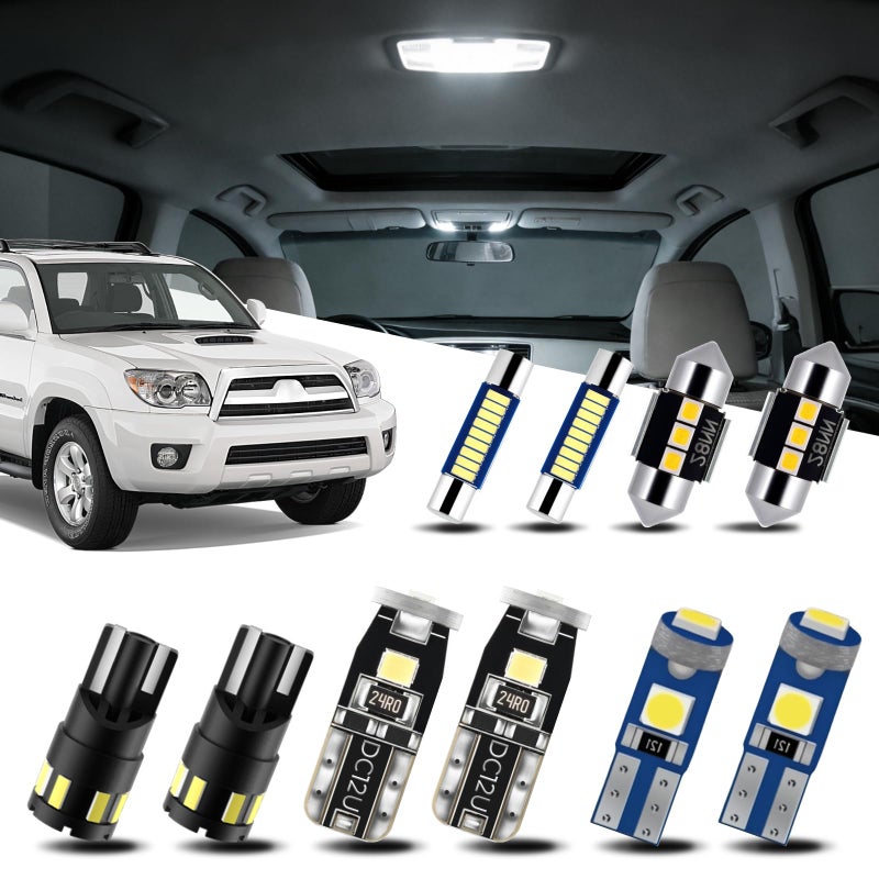 EASY EAGLE LED Interior Car Lights for Toyota4Runner20032009 18 Piece Kit White LED Light Bulbs Super Bright 6000K Install Tool - Image 3