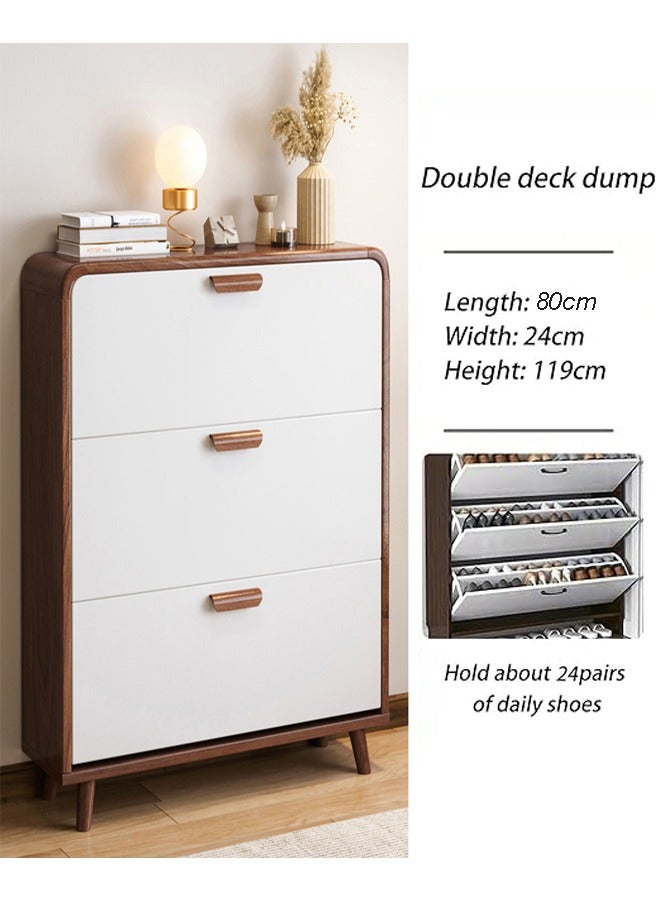 keke Entryway Shoe Storage Cabinet 80CM - Image 2