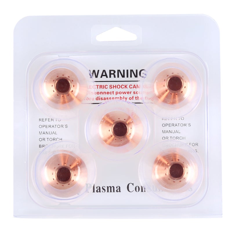 Plasma Shield Cap: Tellurium Copper Precision Machined - High Temperature Resistant Replacement Shield Cap for Thermal Dynamics MAX105 Cutting Torch Consumables - Image 1