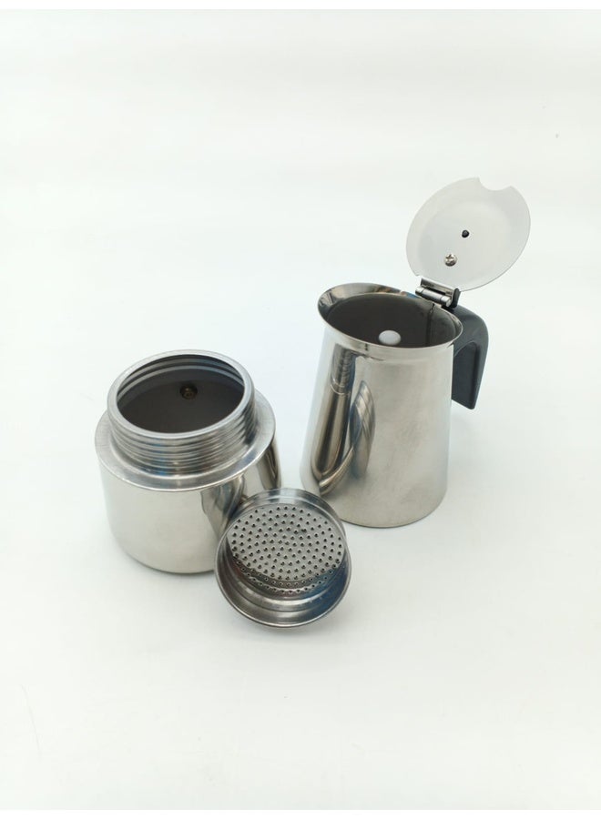 Genaric 4-Cup Stainless Steel Espresso Maker - Authentic Italian Espresso at Home - Image 3
