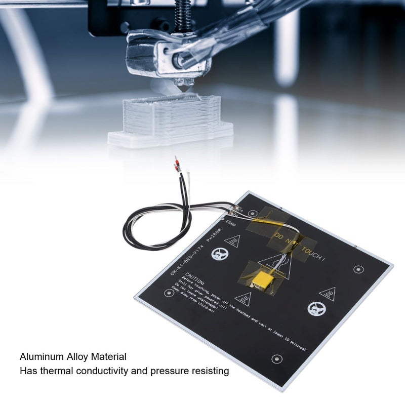 Crafted Aluminum 3D Printer Heated Bed Plate 24V 280W 235x235x3mm For K1 K1C Max Print Space Easy Installation - Image 5