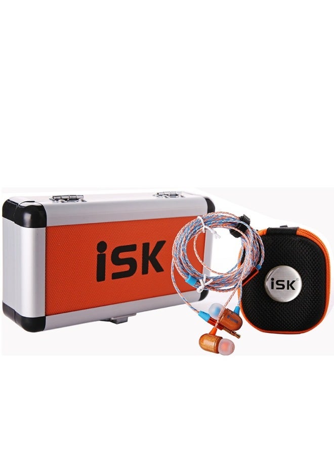 Isksem8 Professional In-ear Wooden Monitoring Earphones, High-fidelity Bass, Recording Studio Equipment, Suitable For Karaoke, Gaming, Music, Huawei, Xiaomi Phones, Computers, And Sound Cards - Image 5
