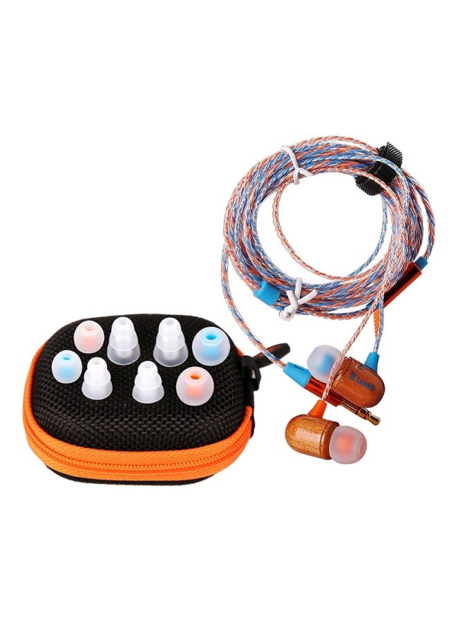 Isksem8 Professional In-ear Wooden Monitoring Earphones, High-fidelity Bass, Recording Studio Equipment, Suitable For Karaoke, Gaming, Music, Huawei, Xiaomi Phones, Computers, And Sound Cards - Image 4