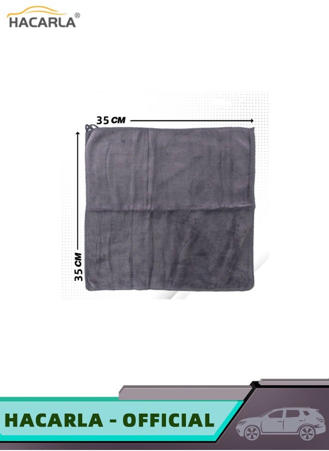 HACARLA - 10 Pcs Car Quick Drying Towel Microfiber Cleaning Cloth Ultrasoft Large Thick Car Washing Drying Auto Detailing Absorbent Reusable Car Wash Towels Rags 35cm - Image 1