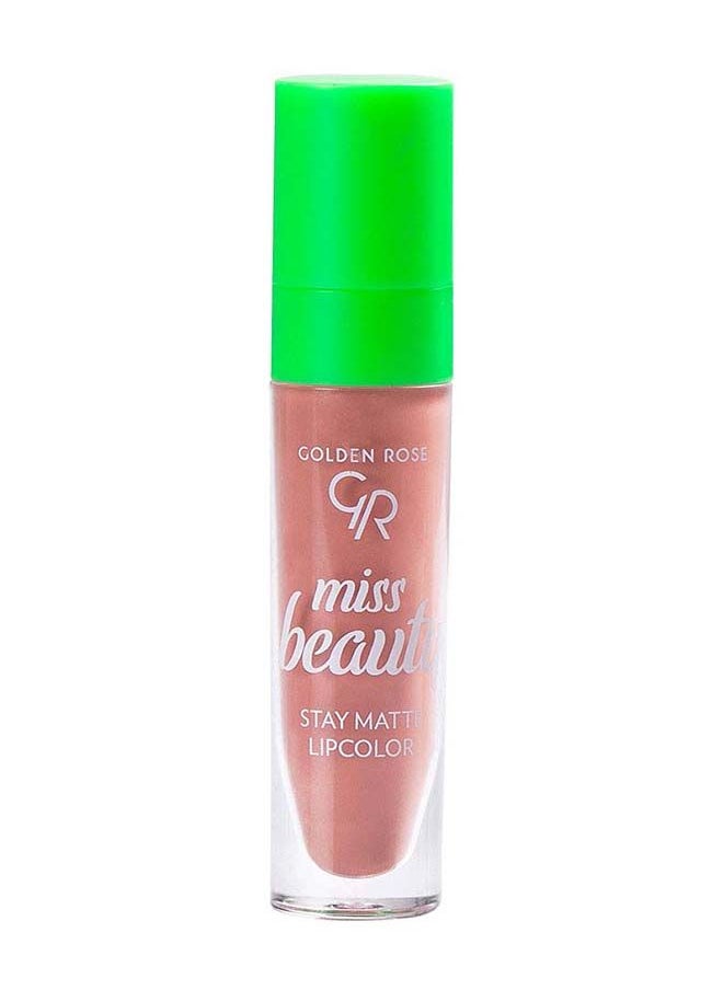 Golden Rose GOLDEN ROSE MISS BEAUTY STAY MATTE LIPCOLOR NO: 02 WARM KISS  - Image 1
