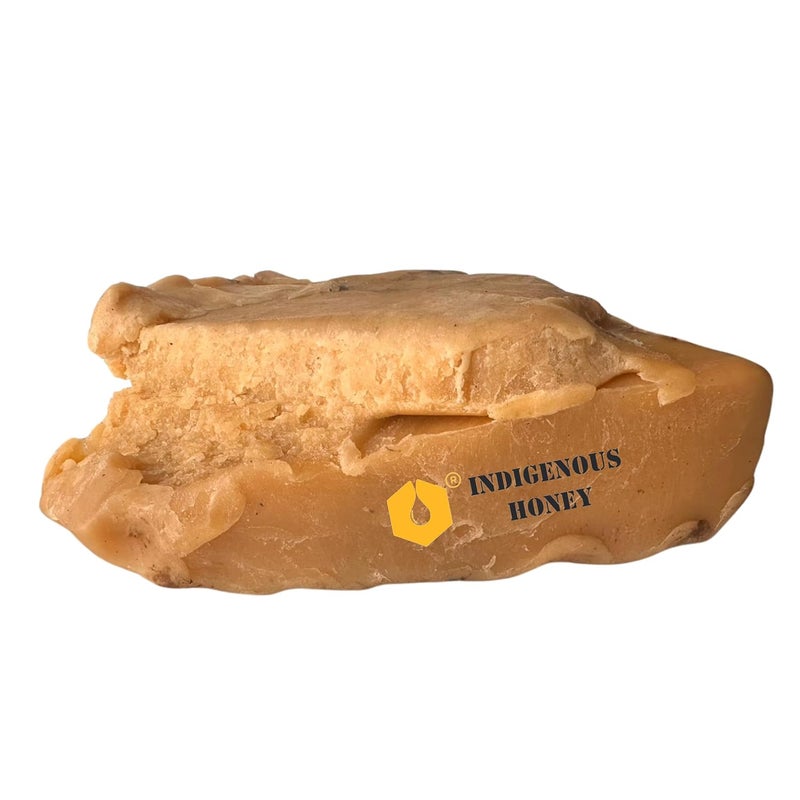 INDIGENOUS HONEY INDIGENOUS HONEY Beeswax Organic Natural and Pure for Making Lip Balm Wrap Wood Polish and Cosmetics 500 g 1 Piece