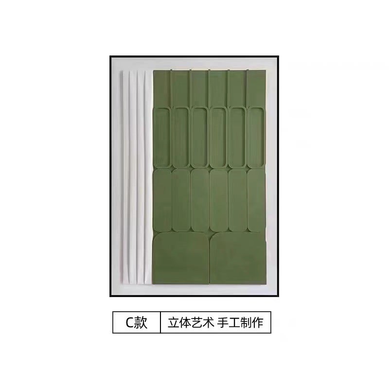 Exclusive For Modern Minimalist Creative Abstract Hanging Painting Leather Porch Corridor Model Room Mural High-Level Art. - Image 1