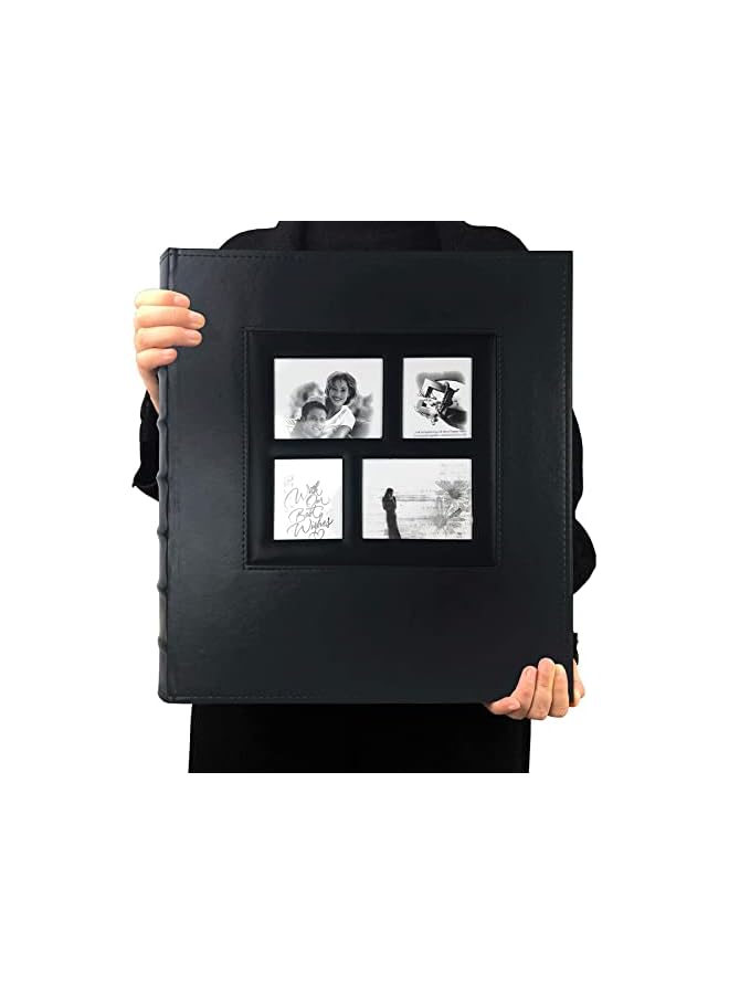 The Bros Photo Album 4x6 1000 Pockets Photo, Extra Large Capacity Family Wedding Picture Albums Holds 1000 Horizontal and Vertical Photos white - Image 2
