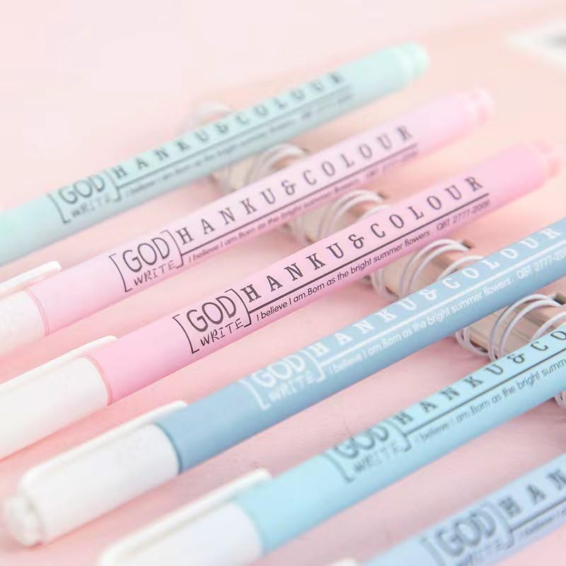 HANKU Colored Fineliner Pens, 0.38mm Ultra Fine Tip Pens, 8 Colors Fine Point Pen, Bible Journaling Planner Micro Pens Set for Writing, Drawing, Note Taking, Bullet Journaling - Image 3