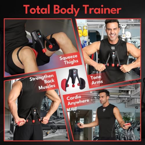 PeakWins Pelvic Floor Exercise Devices,0-132lbs Adjustable Resistance,3-in-1 Inner Thigh Exerciser,Thigh Trainer Kegel Exercise for Men & Women,Home Gym Fitness - Image 2