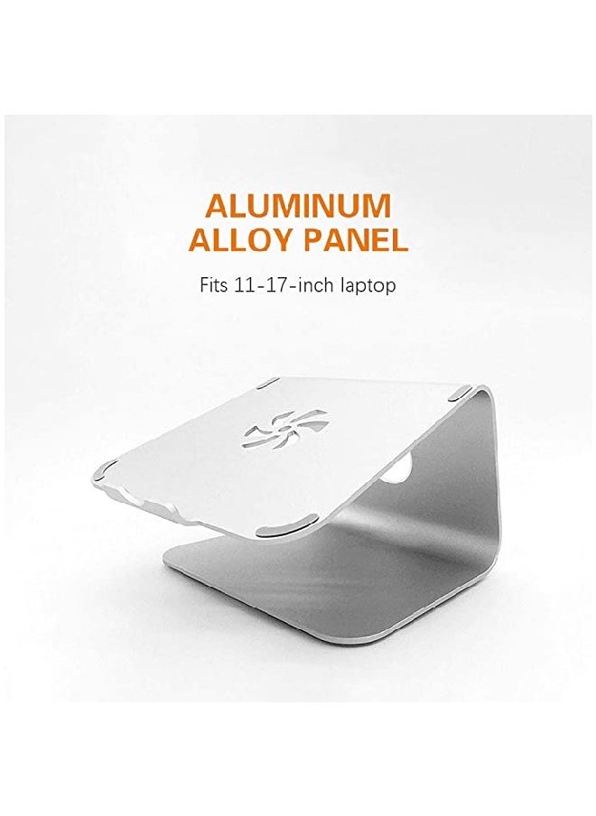 Laptop Stand,Ergonomic Aluminum Alloy Sit to Stand Laptop with colling fan sapec