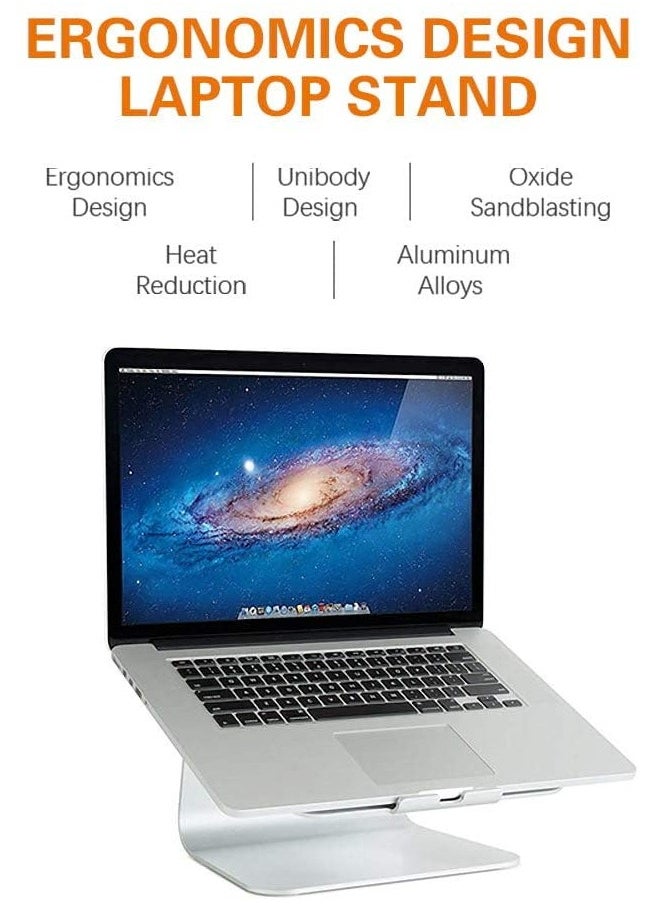 Laptop Stand,Ergonomic Aluminum Alloy Sit to Stand Laptop with colling fan sapec