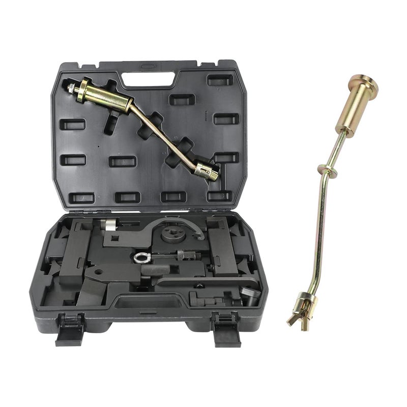 CMTOOL Engine Camshaft Timing Locking Tool Kit Compatible with Jaguar Land Rover Discovery 4 Range Rover Sport V8 50L V6 30L Engine Camshaft Alignment Tools with Fuel Injector Remover Installer Tool