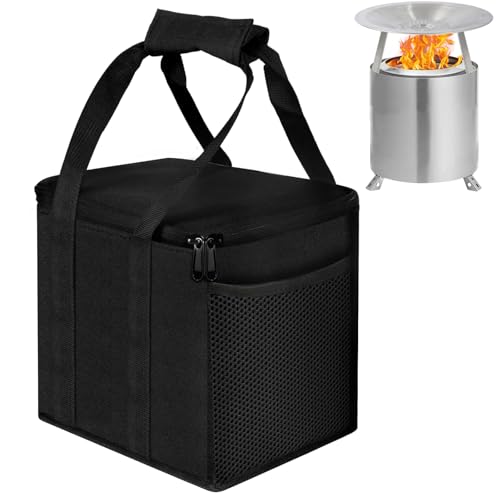 Lunies 12 Fire Pit Bag for Solo Stove Mesa XL Accessories Carry Bag for Solo Stove Mesa XL Heat Deflector Portable Fire Pit Storage Case for Travel Camping3Layer 600D Oxford ClothWaterproof - Image 1