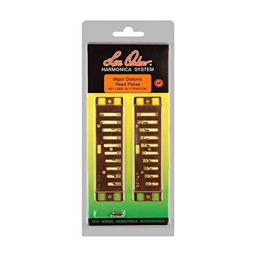 Lee Oskar Harmonicas Major Diatonic Harmonica, Brass (1910RP) - Image 1