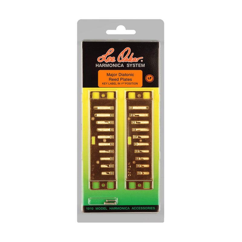 Lee Oskar Harmonicas Major Diatonic Harmonica, Brass (1910RP) - Image 3