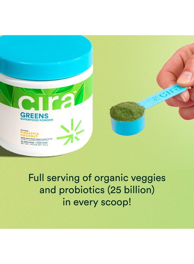 Cira Daily Greens - Naturally Sweetened, Organic Spirulina Superfood Powder with Premium, Antioxidant-Rich Ingredients for Debloating, Digestion, & Energy - Mixed Berry, 30 Servings - Image 5