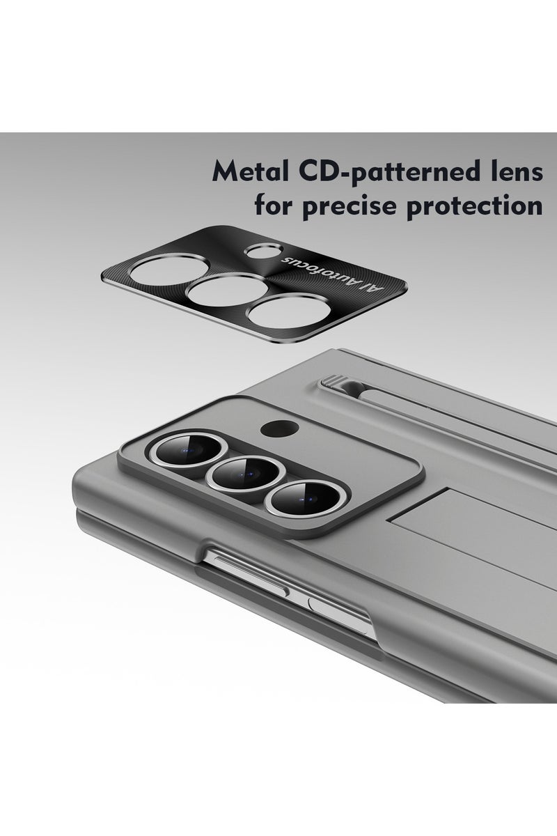 general Compatible with Samsung Z Fold 7 phone case with pen slot, integrated case and screen protector, full-coverage drop protection case, comprehensive protection. - Image 2