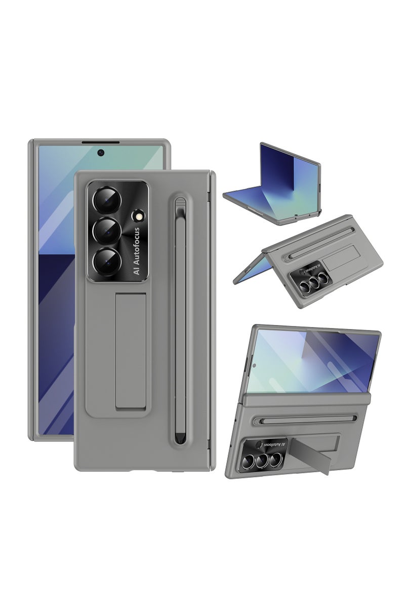 general Compatible with Samsung Z Fold 7 phone case with pen slot, integrated case and screen protector, full-coverage drop protection case, comprehensive protection. - Image 1