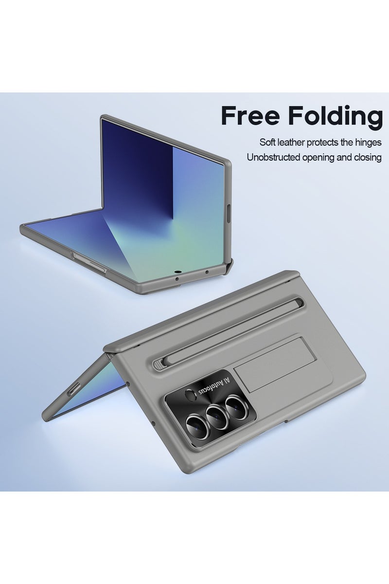 general Compatible with Samsung Z Fold 7 phone case with pen slot, integrated case and screen protector, full-coverage drop protection case, comprehensive protection. - Image 4