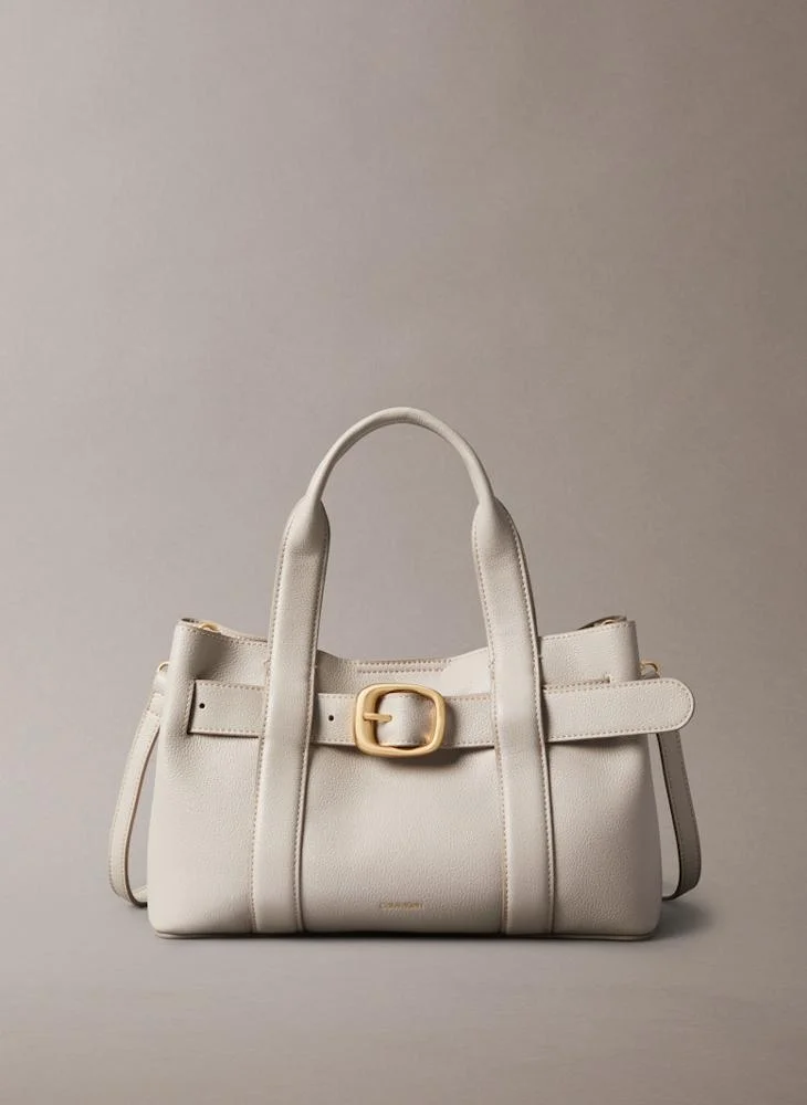 CALVIN KLEIN Casual Buckle Mini Tote With Strap