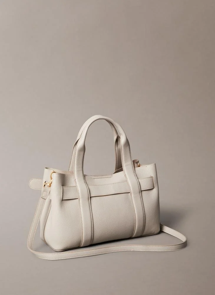CALVIN KLEIN Casual Buckle Mini Tote With Strap
