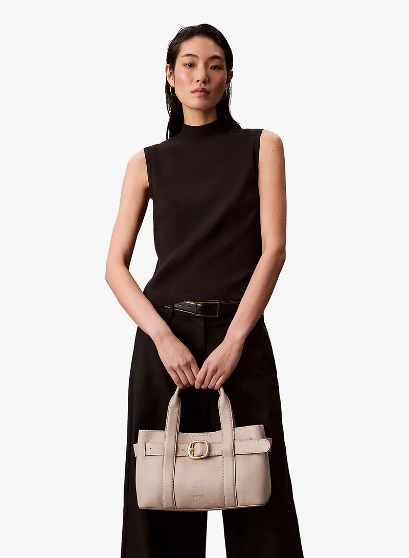 CALVIN KLEIN Casual Buckle Mini Tote With Strap