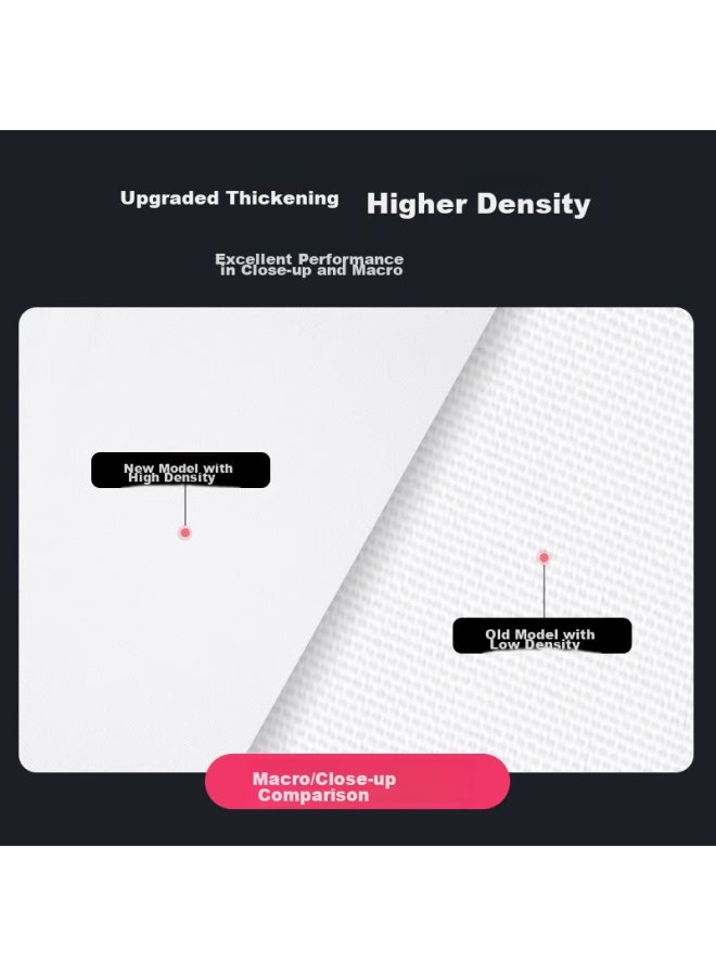 Hakutatz 2051 Photography Prop Video Strobe Shooting Background Cloth, Photography Equipment, Pure White Id Photo Background, Internet Celebrity Live Stream Background Wall, 3*3 Meters - Image 4