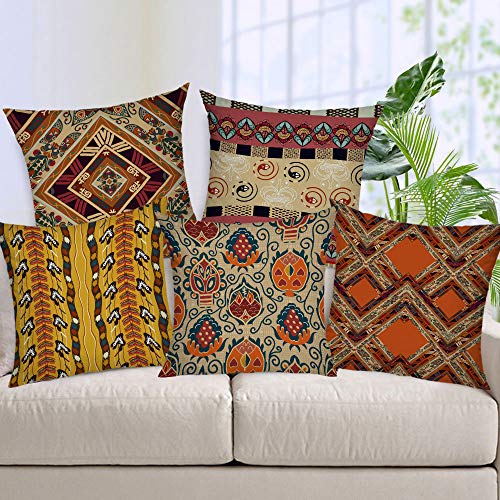 AEROHAVEN Jute 150 TC Cushion Cover (Multicolour_12X12) - Image 1