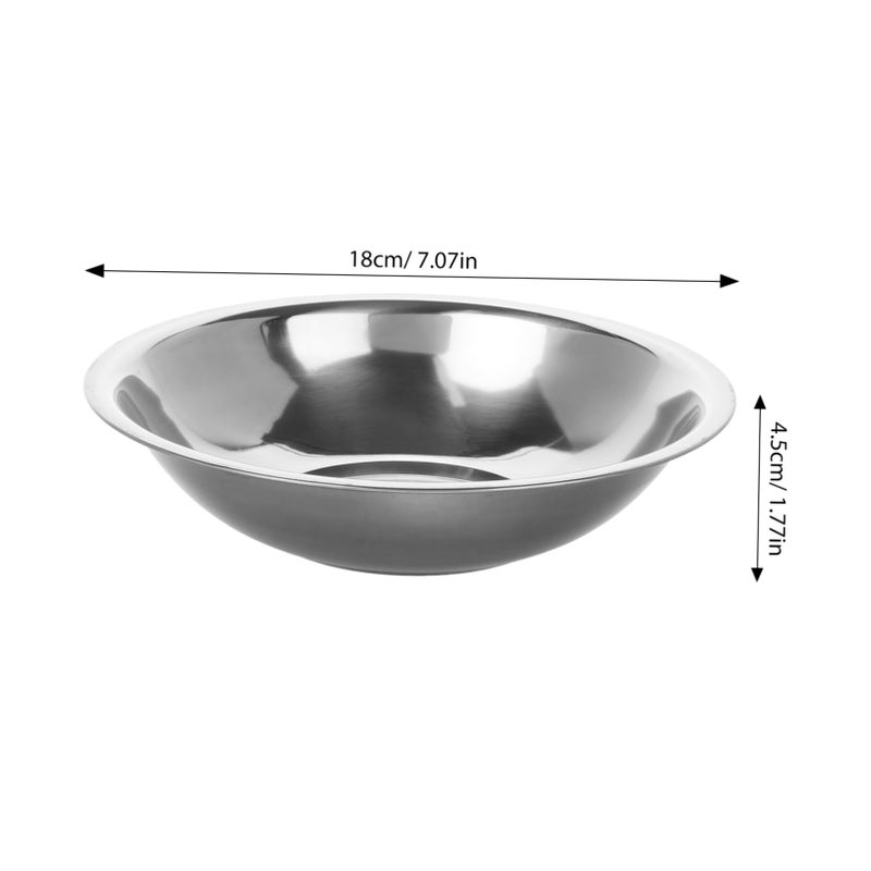 10 Pcs Stainless Steel Mixing Bowls Set Heavy Duty Large Kitchen Bowls For Pasta Salad Soup - Image 3