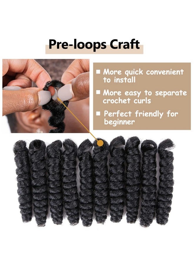 PHOCAS 10'' 3Packs Short Curly Crochet Hair Toni Curl Jump Wand Jamaican Bounce Crochet Hair For Black Women(6Mm 1B30 Black To Blonde) - Image 4