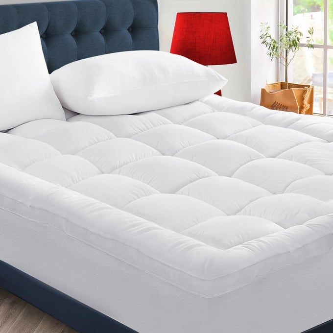 FULL SIZE MATTRESS TOPPER EXTRA THICK COOLING MATTRESS PAD COVER FOR BACK PAIN SOFT MATTRESS PROTECTOR FIRM BED TOPPER PILLOW TOP WITH 821 INCH DEEP POCKET 3D SNOW DOWN ALTERNATIVE FILL