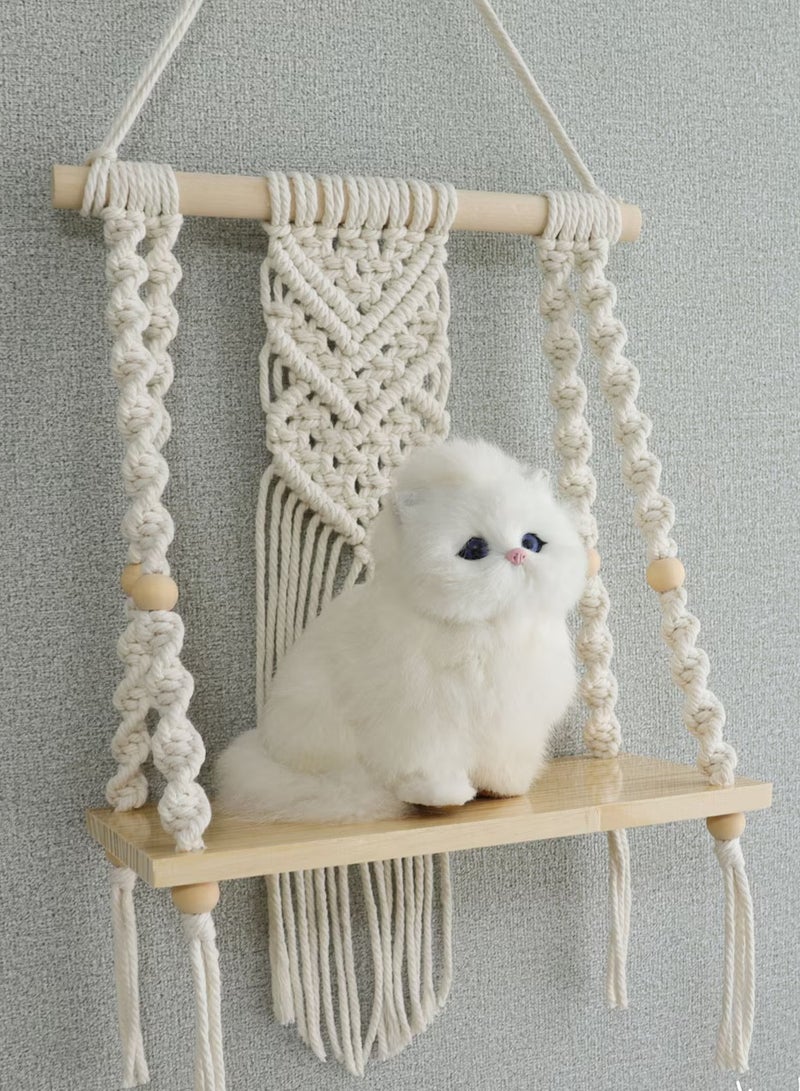 انتيكيانو رف حائط خشبي - Image 3