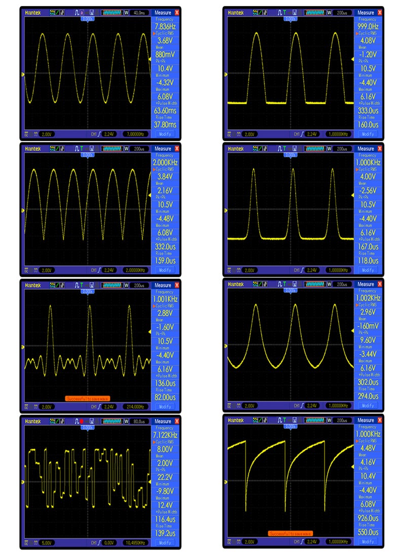 FG-200 DDS Function Signal Generator Frequency Counter 0.01Hz - 500KHz Signal Source Module Sine+Square+Sawtooth Waveform - Image 3
