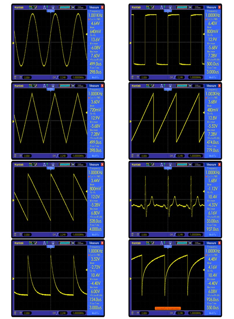 FG-200 DDS Function Signal Generator Frequency Counter 0.01Hz - 500KHz Signal Source Module Sine+Square+Sawtooth Waveform - Image 2