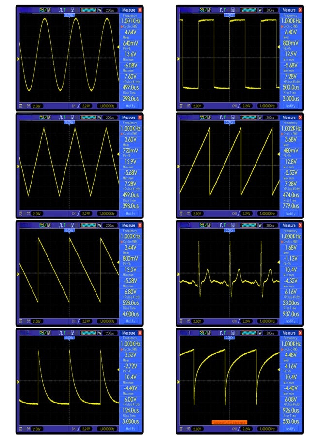 FG-200 DDS Function Signal Generator Frequency Counter 0.01Hz - 500KHz Signal Source Module Sine+Square+Sawtooth Waveform - Image 4