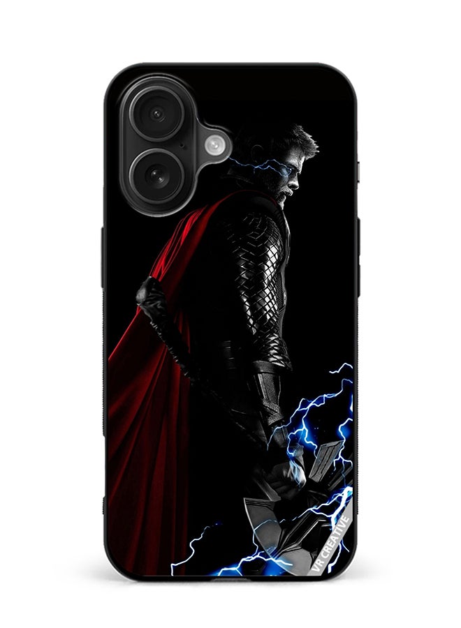 VR CREATIVE Protective Case Cover For Apple iPhone 16 Thor Design Multicolour