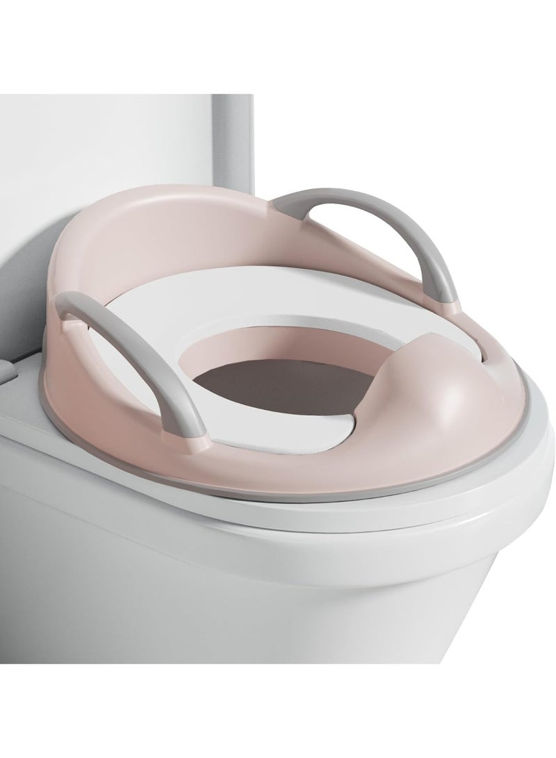 LEFAFA Baby Potty Seat, Portable Toddler Potty Training Seat with Non-Slip Base and Splash Guard, for Kids Boys and Girls, Fit Round Oval Toilet - Image 1