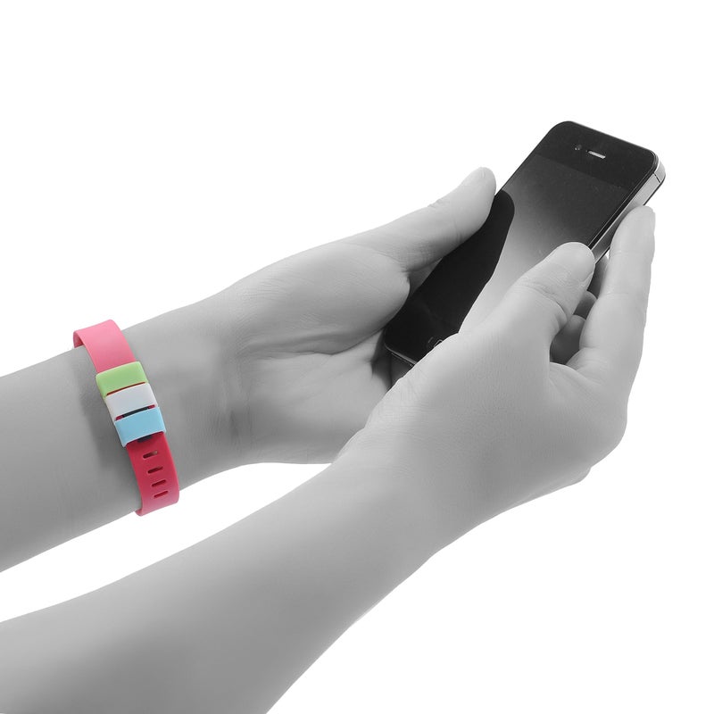 Techion حلقات تثبيت سيليكون واقية 20 قطعة لتناسب Fitbit Flex / Fitbit Alta / Garmin Vivofit / Samsung Gear fit سوار / Fitbit Charge سوار، ألوان مختلطة صغيرة - Image 5