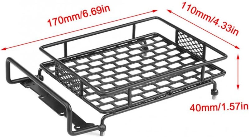 Yurefax Luggage Tray Roof Rack for RC Cars - Image 2