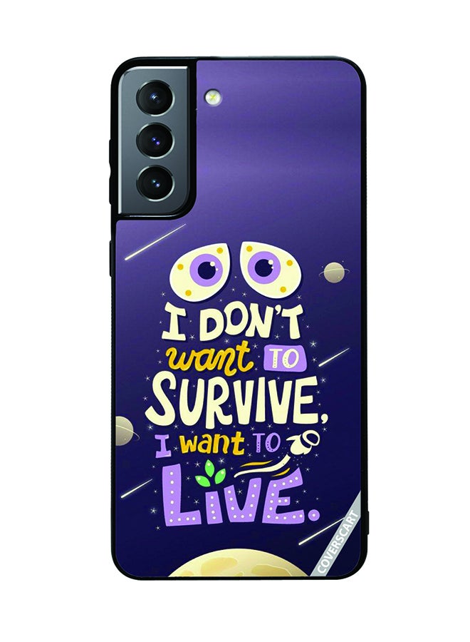 Protective Case Cover For Samsung Galaxy S21 Plus 5G Survive Design Multicolour